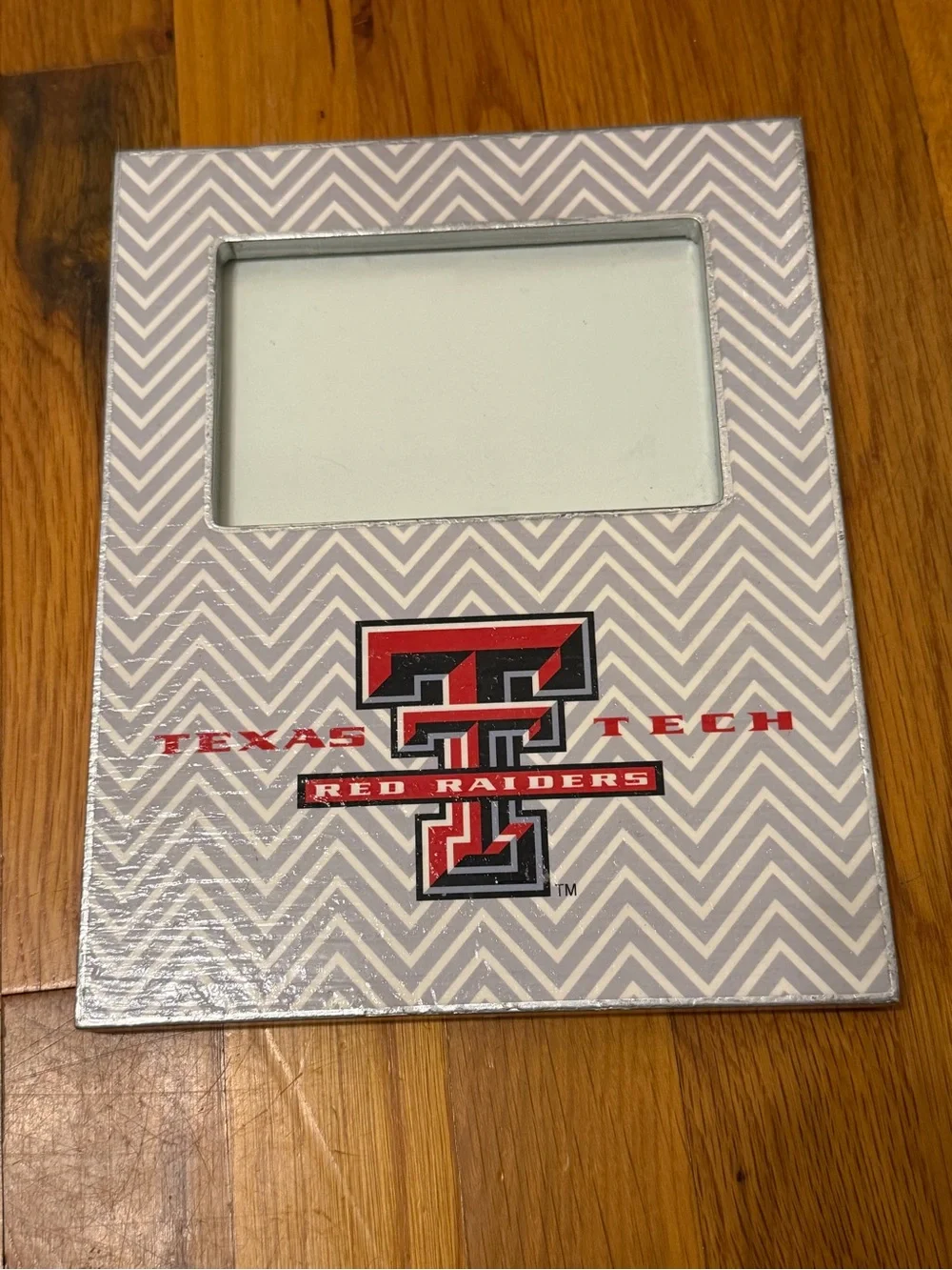 Texas Tech Chevron Grey Picture Frame